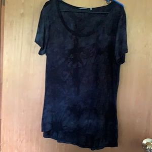 Tee gray navy and black